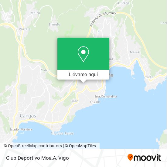 Mapa Club Deportivo Moa.A