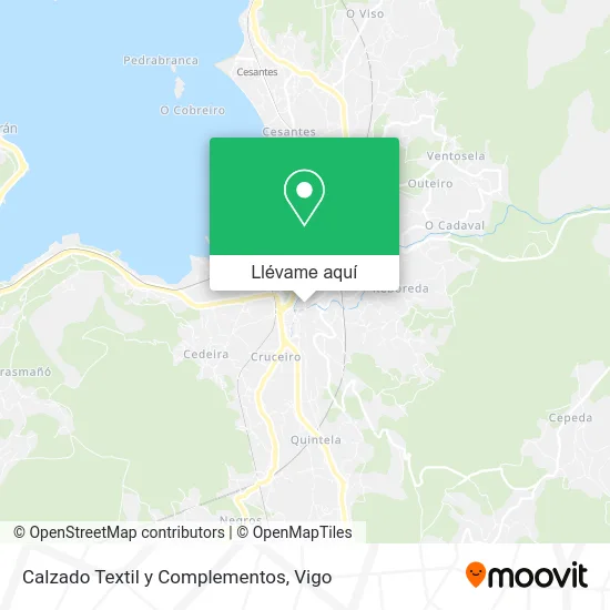 Mapa Calzado Textil y Complementos