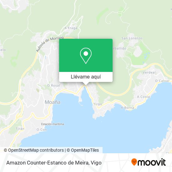 Mapa Amazon Counter-Estanco de Meira