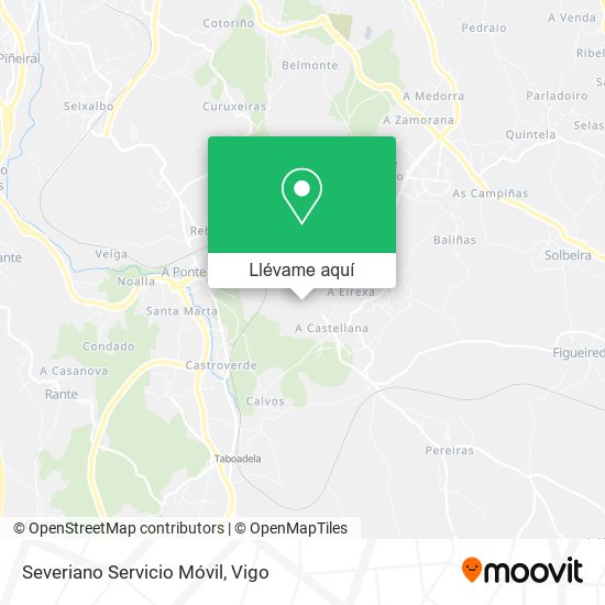 Mapa Severiano Servicio Móvil
