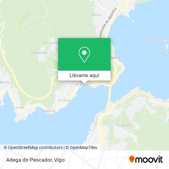 Mapa Adega do Pescador