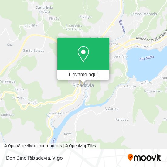 Mapa Don Dino Ribadavia