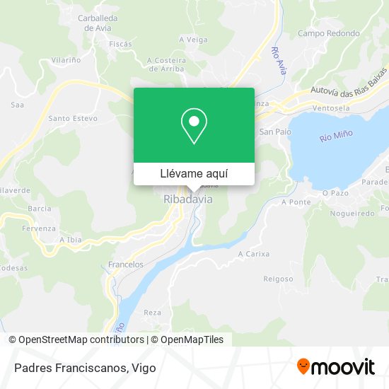 Mapa Padres Franciscanos