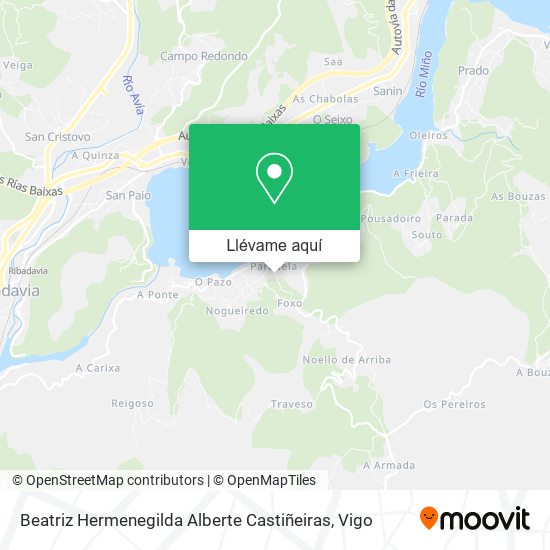 Mapa Beatriz Hermenegilda Alberte Castiñeiras