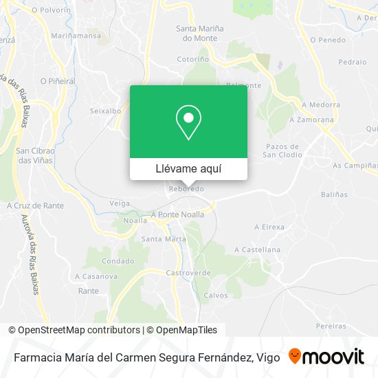Mapa Farmacia María del Carmen Segura Fernández
