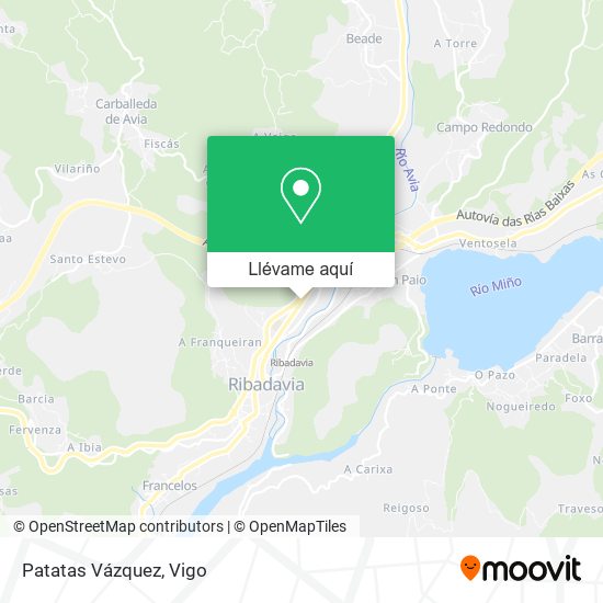 Mapa Patatas Vázquez