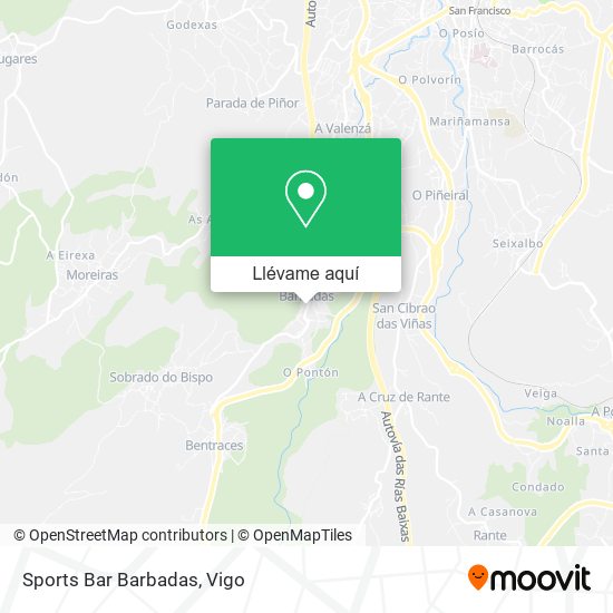 Mapa Sports Bar Barbadas