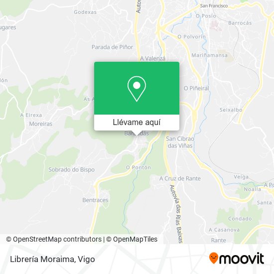 Mapa Librería Moraima
