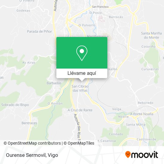 Mapa Ourense Sermovil