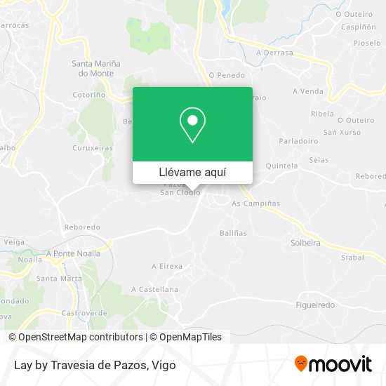 Mapa Lay by Travesia de Pazos