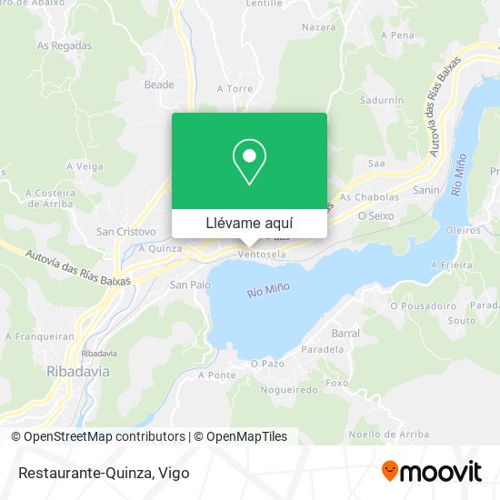 Mapa Restaurante-Quinza