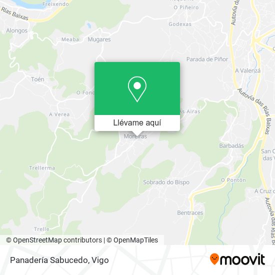 Mapa Panadería Sabucedo