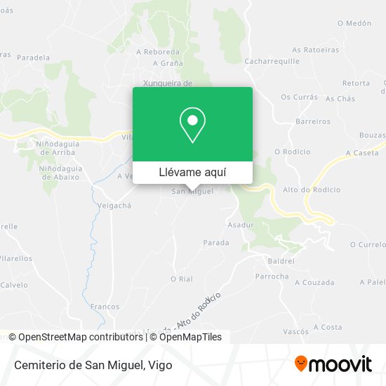 Mapa Cemiterio de San Miguel