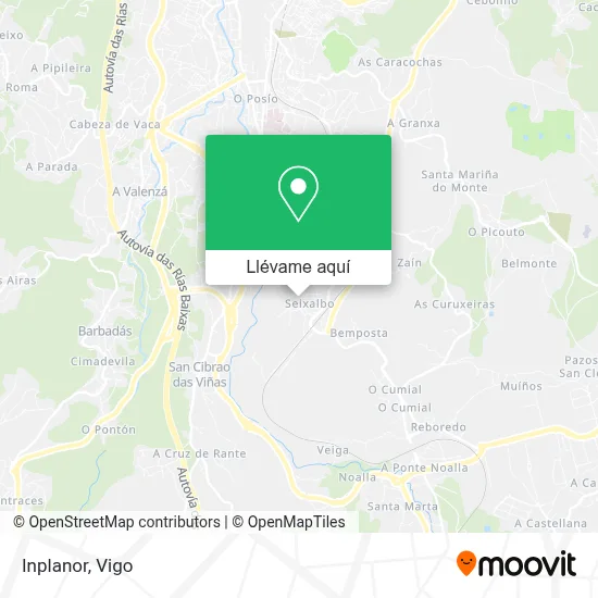 Mapa Inplanor