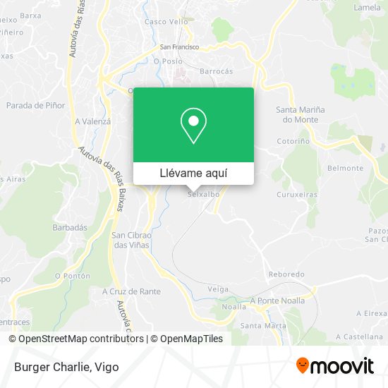 Mapa Burger Charlie