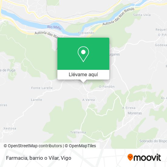 Mapa Farmacia, barrio o Vilar