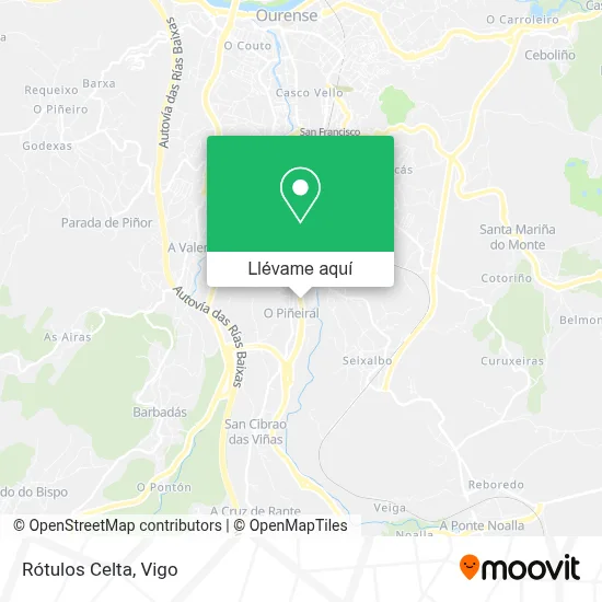 Mapa Rótulos Celta