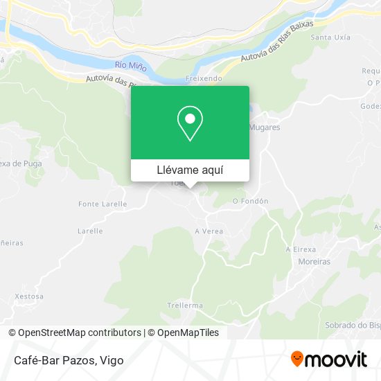 Mapa Café-Bar Pazos