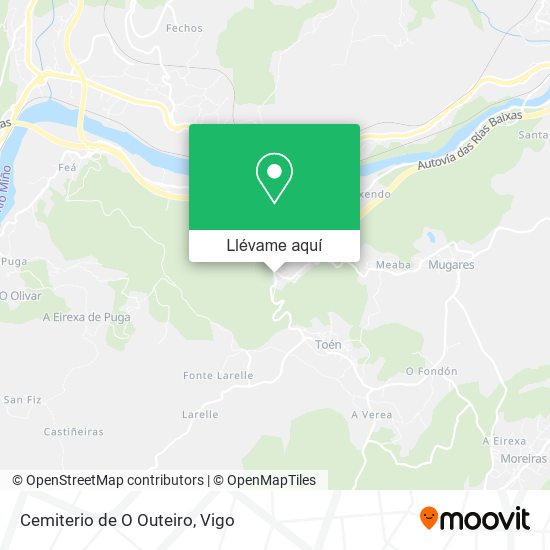 Mapa Cemiterio de O Outeiro