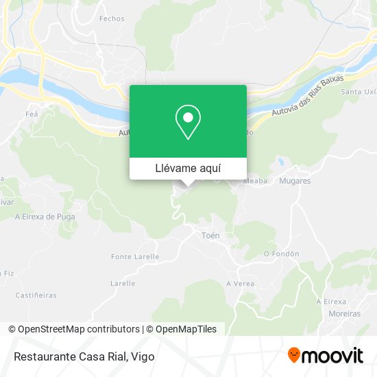 Mapa Restaurante Casa Rial