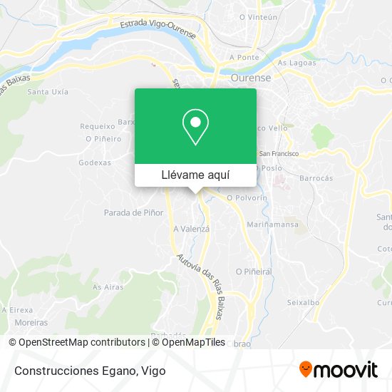 Mapa Construcciones Egano