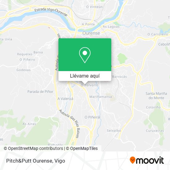 Mapa Pitch&Putt Ourense