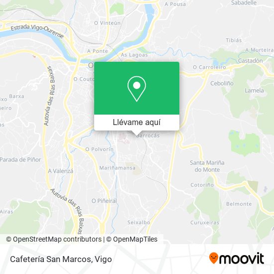 Mapa Cafetería San Marcos