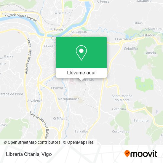 Mapa Librería Citania