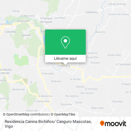 Mapa Residencia Canina Bichiños/ Canguro Mascotas