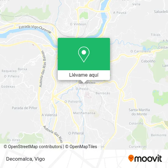 Mapa Decomalca