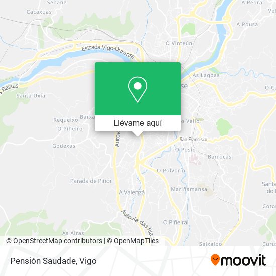 Mapa Pensión Saudade