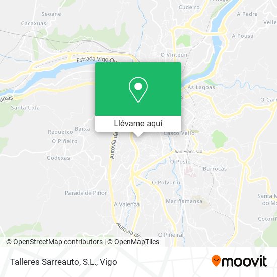 Mapa Talleres Sarreauto, S.L.