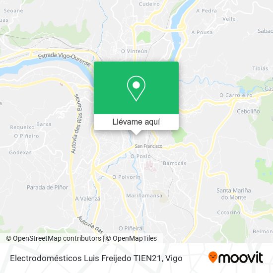 Mapa Electrodomésticos Luis Freijedo TIEN21