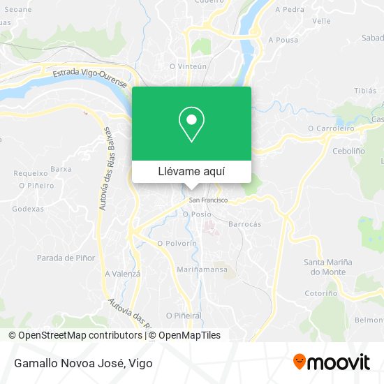 Mapa Gamallo Novoa José