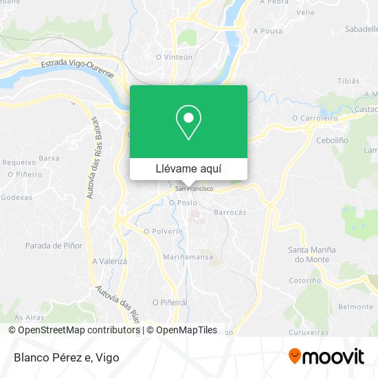 Mapa Blanco Pérez e