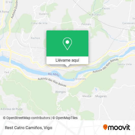 Mapa Rest Catro Camiños