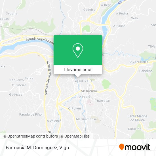 Mapa Farmacia M. Domínguez