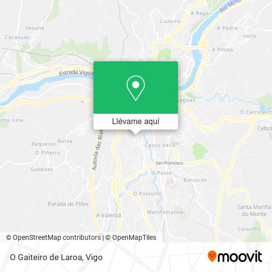 Mapa O Gaiteiro de Laroa