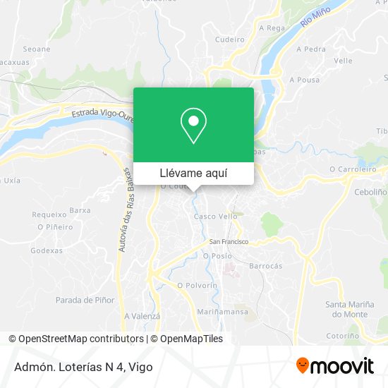 Mapa Admón. Loterías N 4