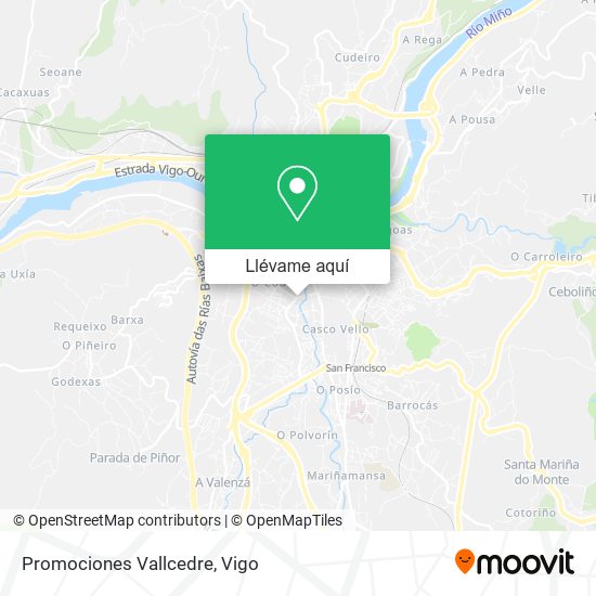 Mapa Promociones Vallcedre
