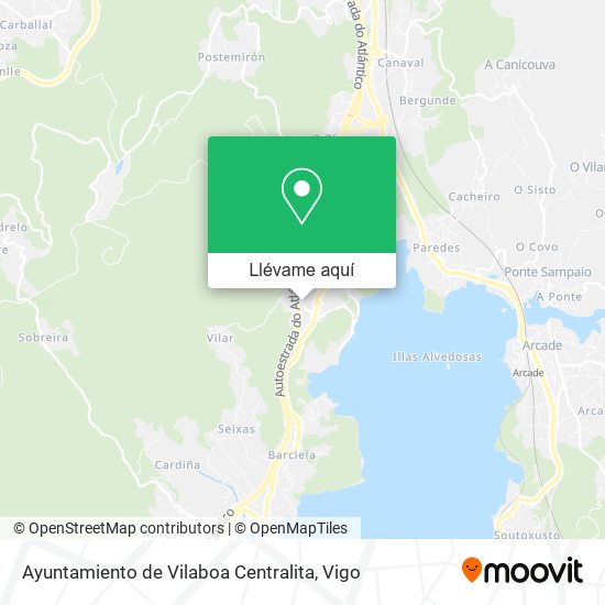 Mapa Ayuntamiento de Vilaboa Centralita