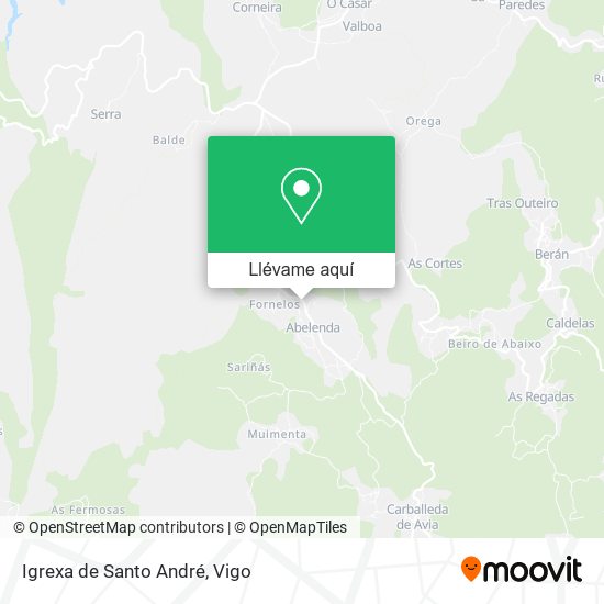Mapa Igrexa de Santo André