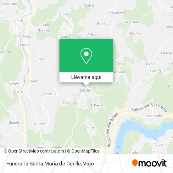 Mapa Funeraria Santa Maria de Cenlle