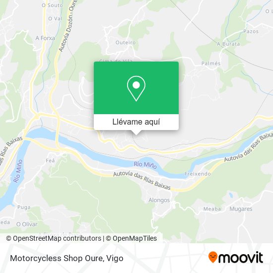 Mapa Motorcycless Shop Oure