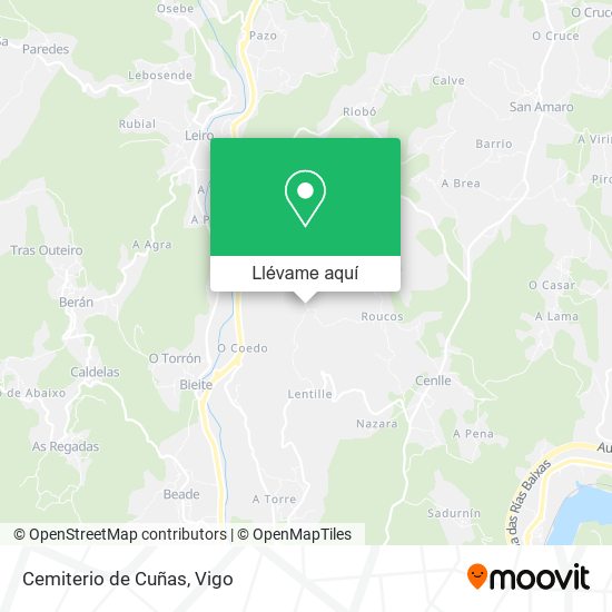 Mapa Cemiterio de Cuñas