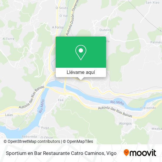 Mapa Sportium en Bar Restaurante Catro Caminos