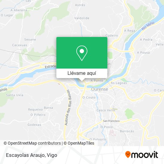Mapa Escayolas Araujo