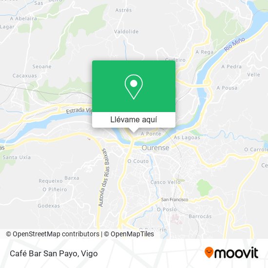 Mapa Café Bar San Payo