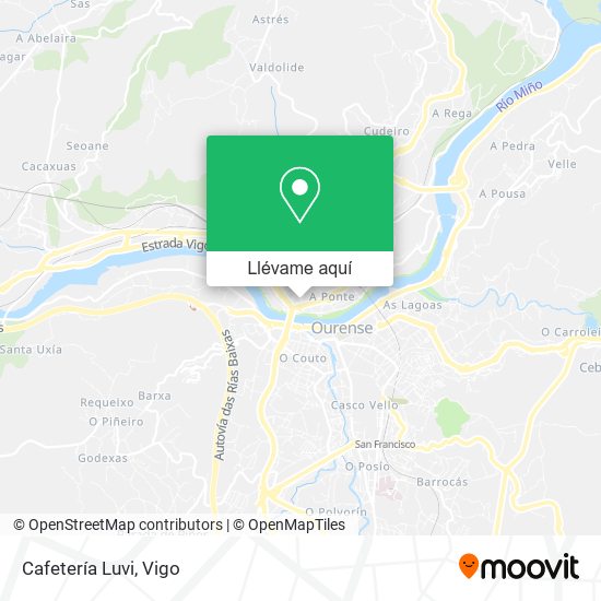 Mapa Cafetería Luvi