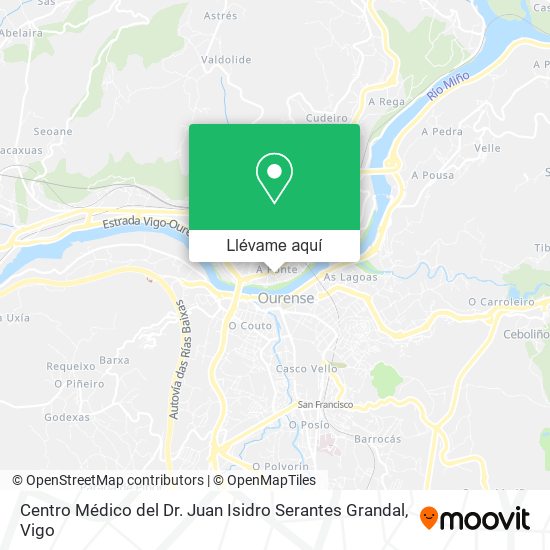 Mapa Centro Médico del Dr. Juan Isidro Serantes Grandal